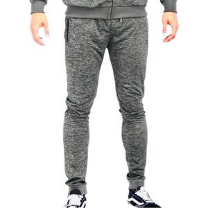 Weiv Performance Pants Joggers Gray Speckled Size XL Stretch Athletic Activewear